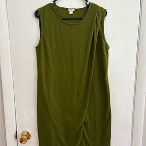 J. Crew Olive Green Dress